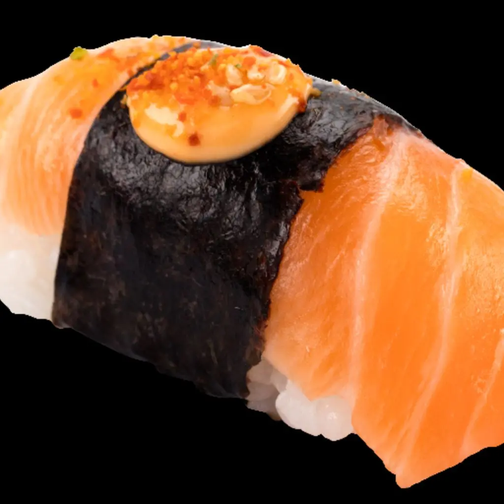 Spicy Salmon Nigiri